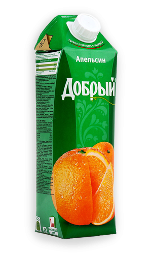 Сок Добрый апельсиновый 1 л